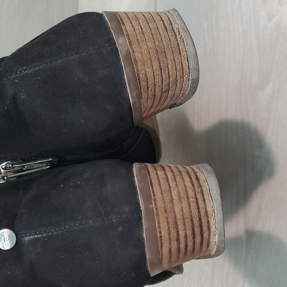 Circus by Sam Edelman Womens Suede Ankle Heels Booties shoes sz 8 - Picture 6 of 12